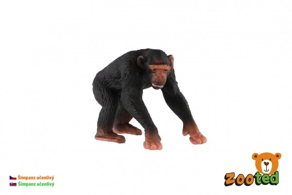 Figurine de chimpanzé en plastique 7 cm
