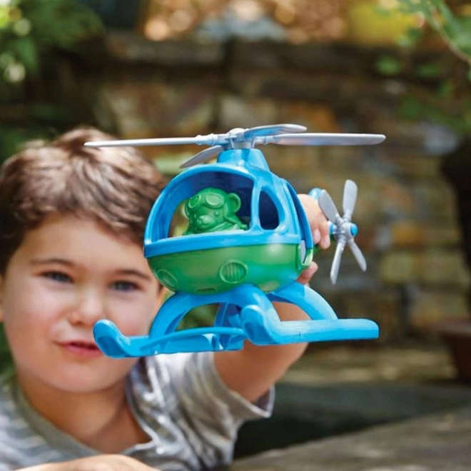 Hélicoptère Green Toys bleu