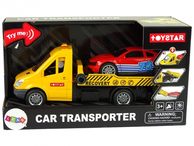 Transporteur Camion Auto de Remorquage Assisté Sons Lumières