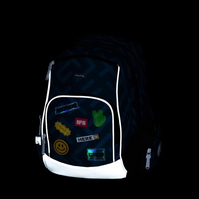 Sac à dos scolaire OXY GO Stickers