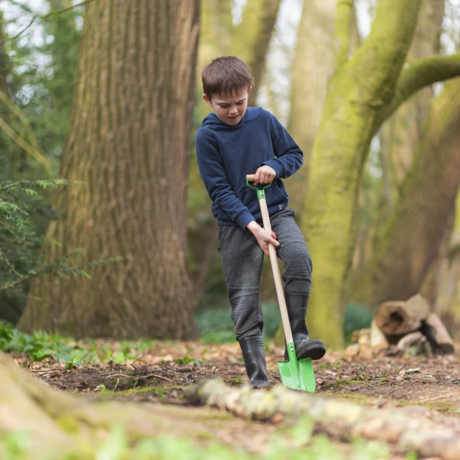 Manche en bois ergonomique pour petites mains