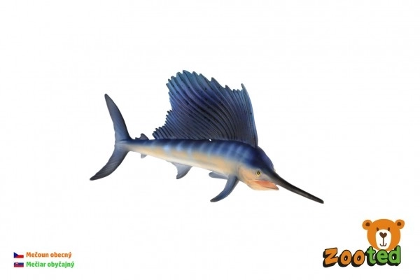 Poisson-épée commun en plastique 16 cm dans un sac