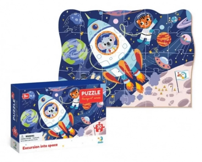 DODO Puzzle Transport : Voyage spatial 30 pièces