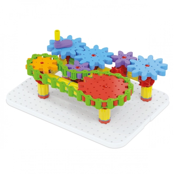 Jeu de construction d'engrenages Quercetti Georello Tech
