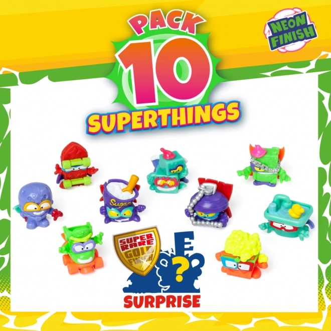 Figurine de collection SuperThings NeonPower - set de 10 pièces