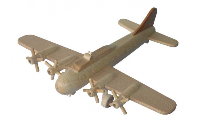 Modèle d'avion en bois Bombardier B17 grand