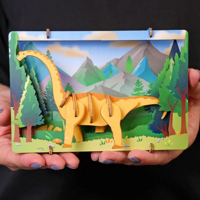EscapeWelt 3D puzzle en bois Brontosaure