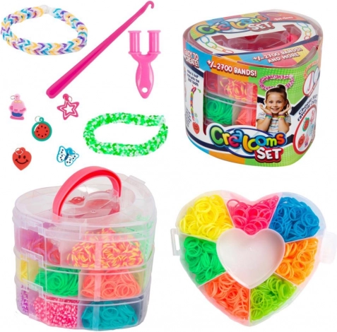 Crée ton bracelet - Kit créatif d’élastiques et d’outils