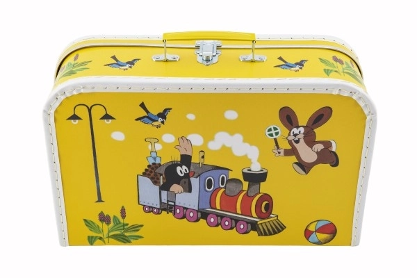 Valise/Coffre Krtek et la Petite Locomotive jaune 35x22x10cm