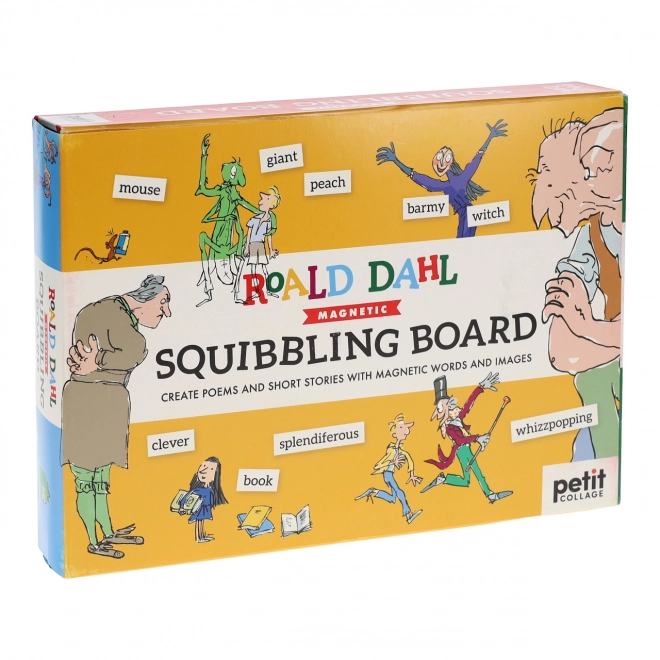 Tableau magnétique Mots tirés des livres de Roald Dahl