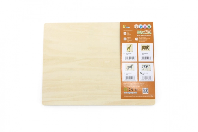 Casse-tête en bois Montessori - vache