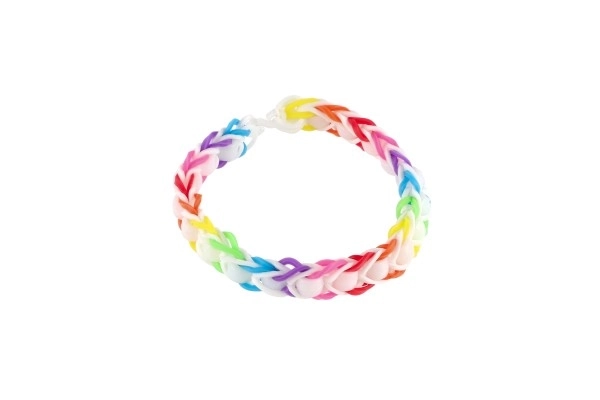 Fais ton propre bracelet 700+ élastiques, perles + outils + métier à tisser pour bracelets dans une boîte 30x24cm