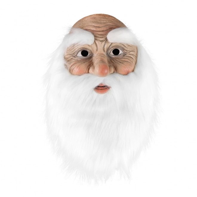 masque adulte Saint-Nicolas avec barbe blanche