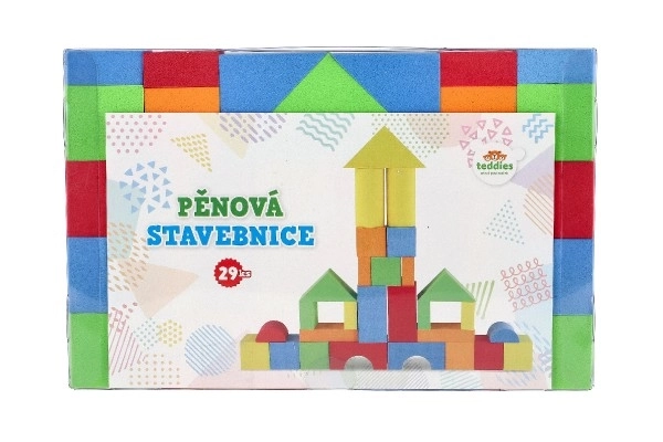 Kit de construction en mousse colorée pour enfants