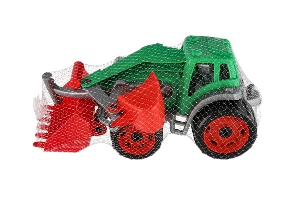 Tracteur avec pelle et excavateur
