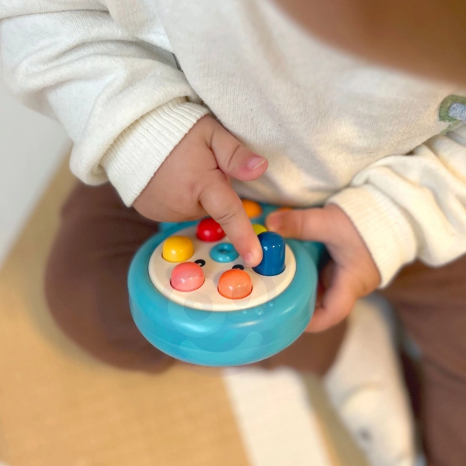 WOOPIE Jeu d'Habileté Attrape-taupe Poulpe Rose 2 en 1