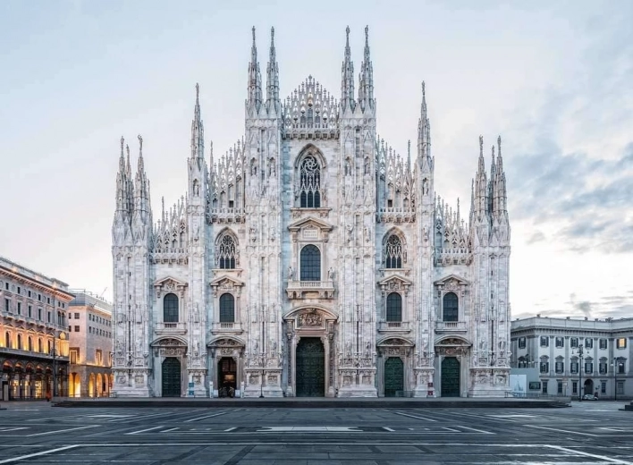 Motif iconique du Duomo di Milano