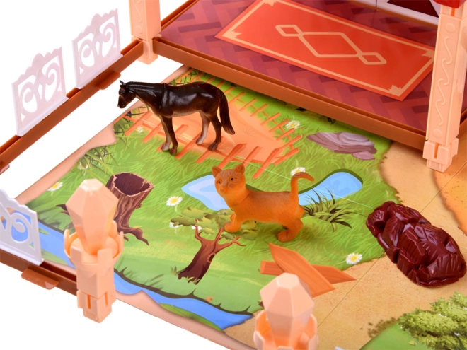 Tapis de jeu à thème agricole
