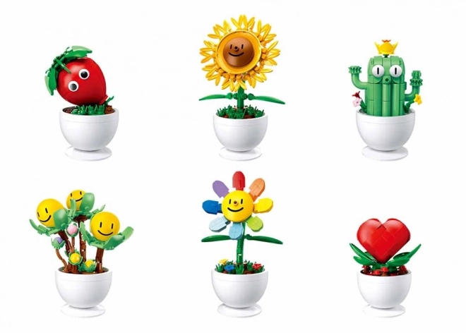 Sluban Fleurs Enjouées en Pots