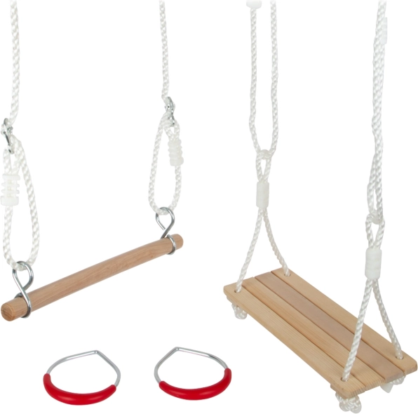 balançoire en bois 3-en-1 small foot