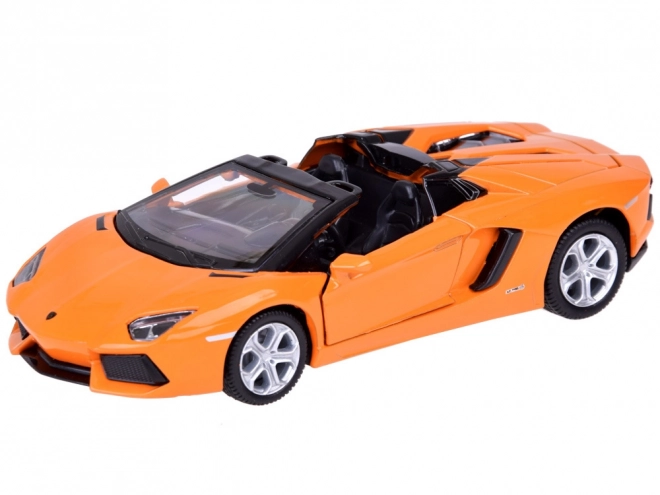 Modèle de voiture en métal Lamborghini Aventador Roadster 1:32 interactif