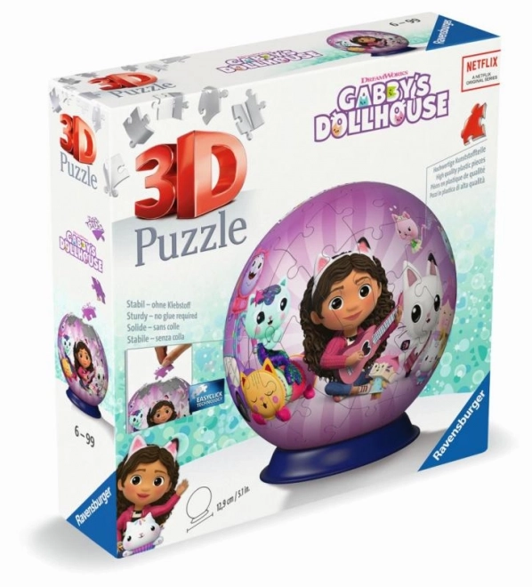 3D puzzleball Maison magique de Gábinin 72 pièces