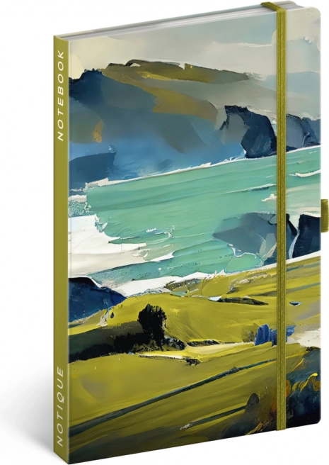 NOTIQUE carnet peinture, ligné, 13 × 21 cm