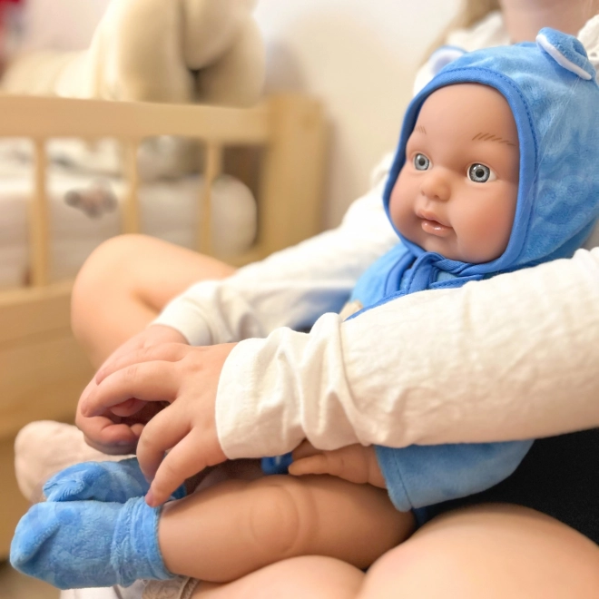 Poupée royale Woopie bébé en tenue d'ourson 46 cm