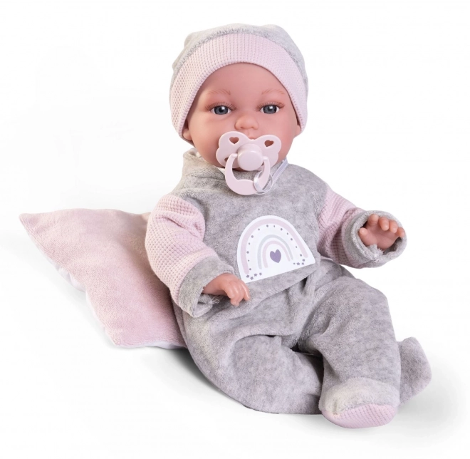 Antonio Juan 70363 TONETA - poupée réaliste bébé avec fonction de mouvement spéciale et corps en tissu doux - 34 cm