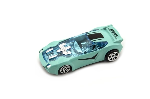 Voiture en métal à roue libre - 8 cm