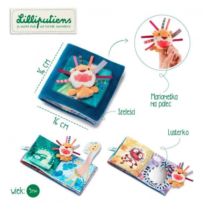 Lilliputiens - Livre avec mini marionnette Lew Jack 9 m+