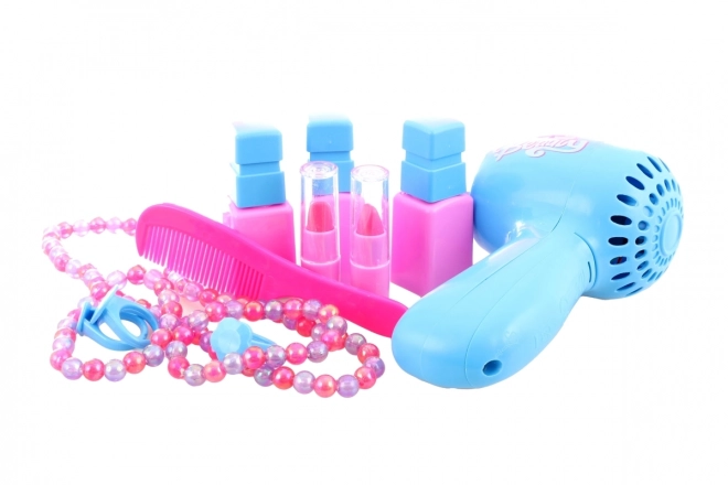 Coiffeuse Enfant avec Miroir et Accessoires