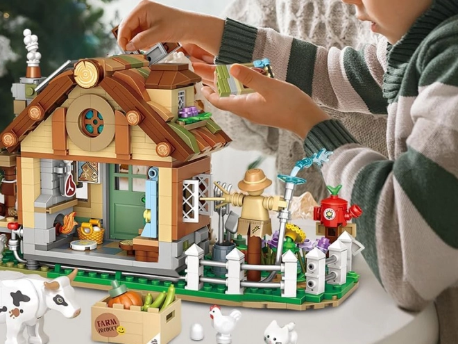 Jeu de construction créatif Ferme Jardin Ferme 899 él ZA5344
