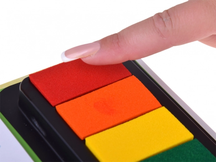 Palette intégrée de 7 couleurs pour créer immédiatement