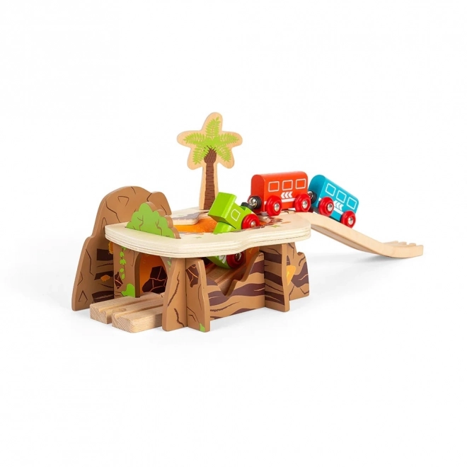 Tunnel de lave Bigjigs Rail