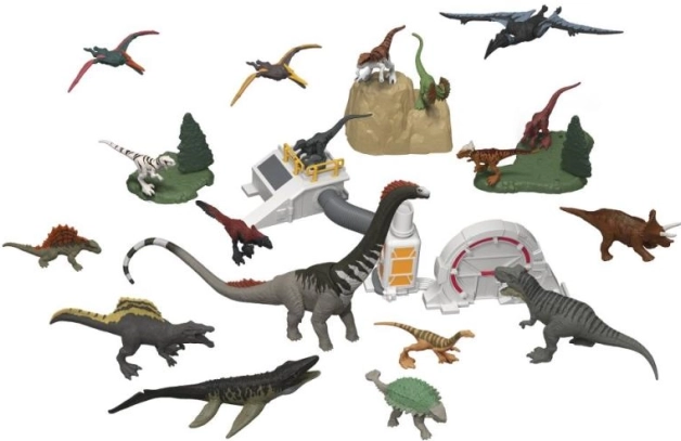 calendrier de l’Avent JURASSIC WORLD 2025 – mini dinosaures et scène