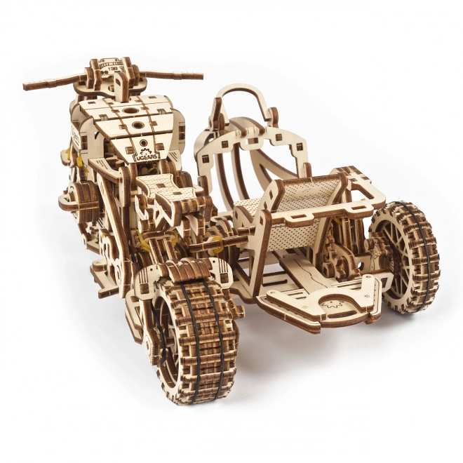 Ugears puzzle 3D Moto avec side-car 380 pièces