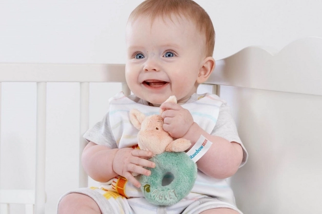 Hochet en peluche Petit Cochon