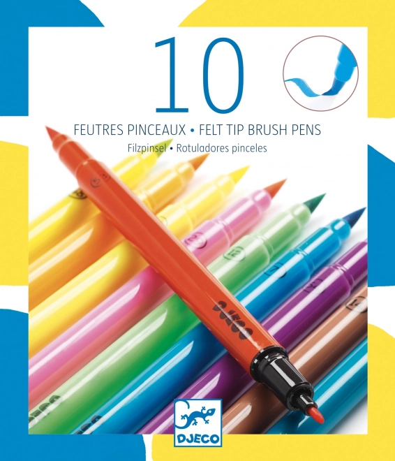 Feutres néon DJECO, set de 10 pcs