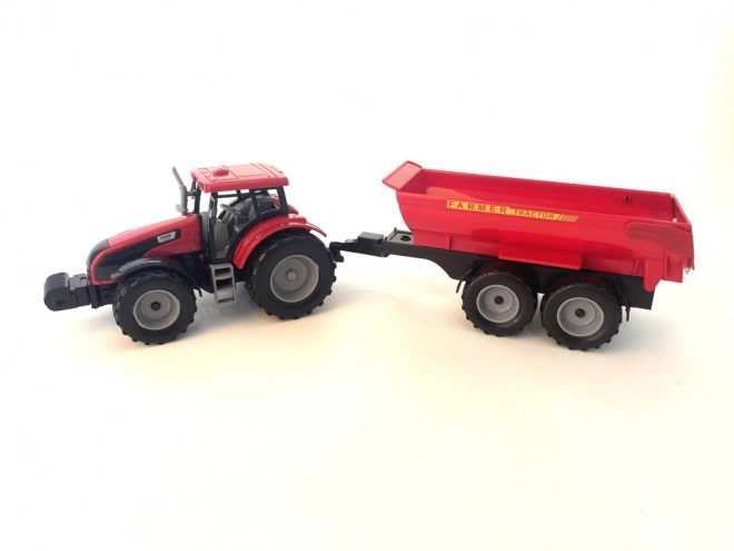 Tracteur avec remorque à propulsion inertielle