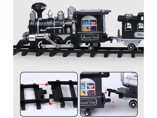 RC0612 Locomotive avec wagons télécommandés