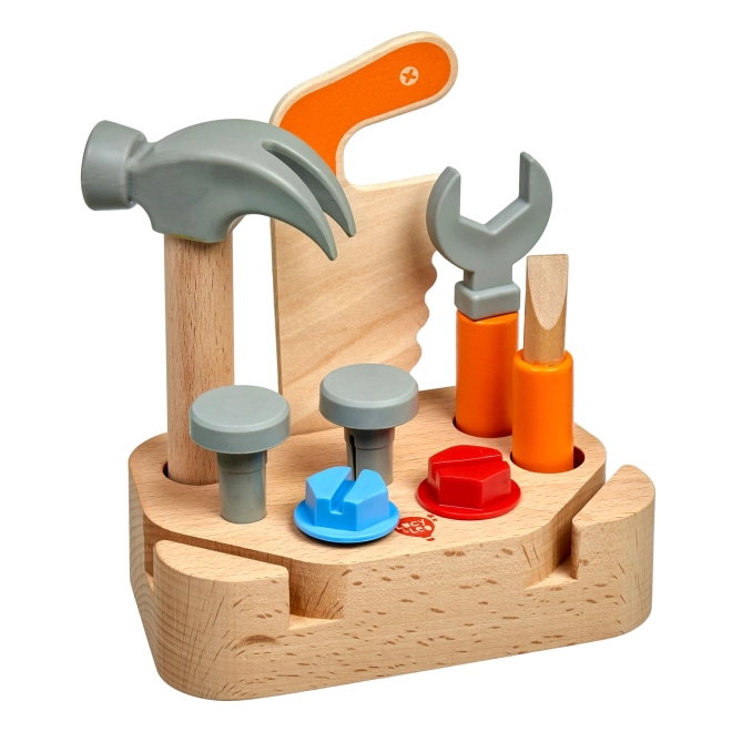 Tout à portée de main dans un support en bois stable