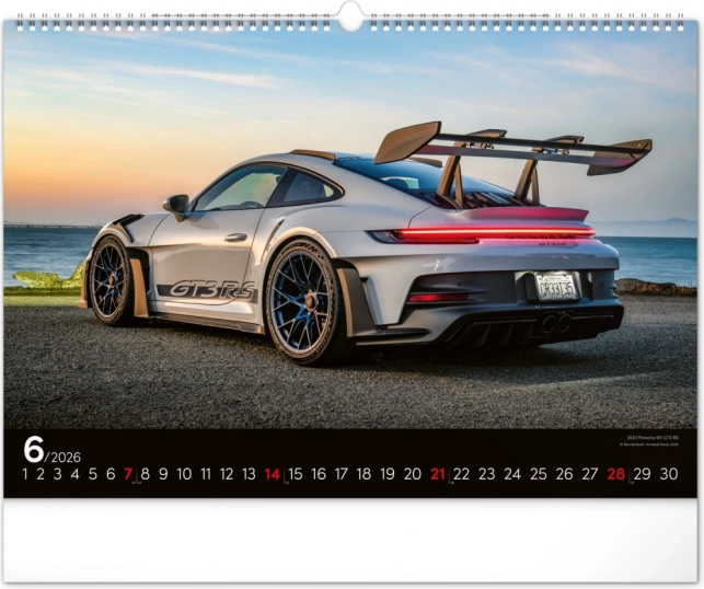 Calendrier mural Voitures Rapides 2026