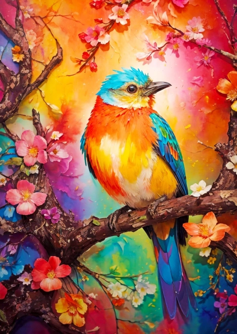 ENJOY puzzle oiseau coloré 1000 pièces