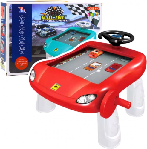 Simulateur de conduite manuel – table éducative rouge