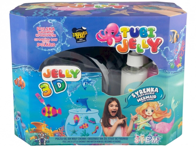 Set ludique Tubi Jelly avec grand aquarium Sirène
