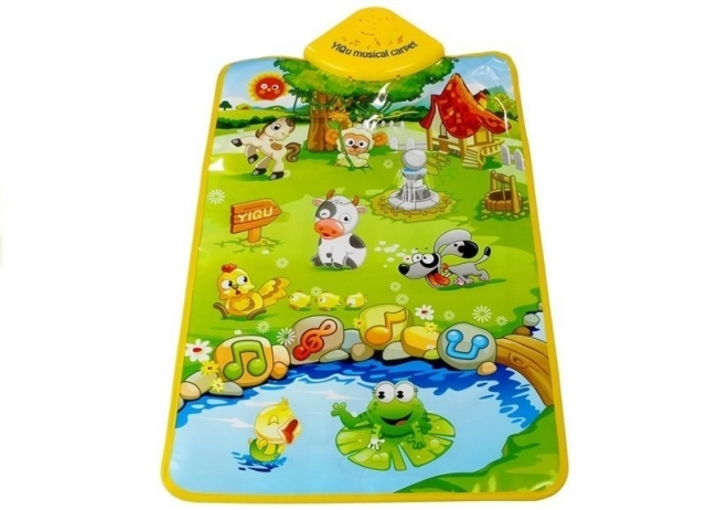 Tapis éducatif et musical avec sons d'animaux de la ferme