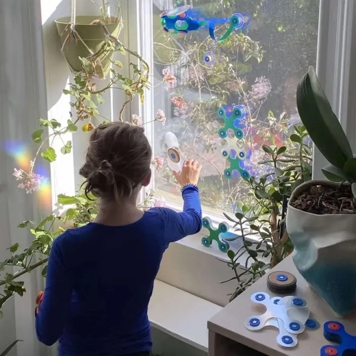 Amusement sensoriel sur surfaces lisses