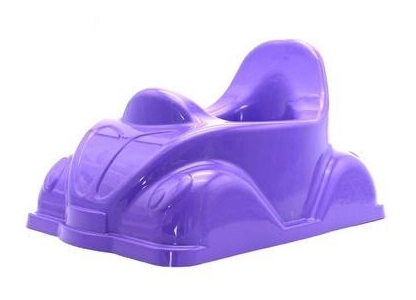 Pot de voiture violet 35x24 cm