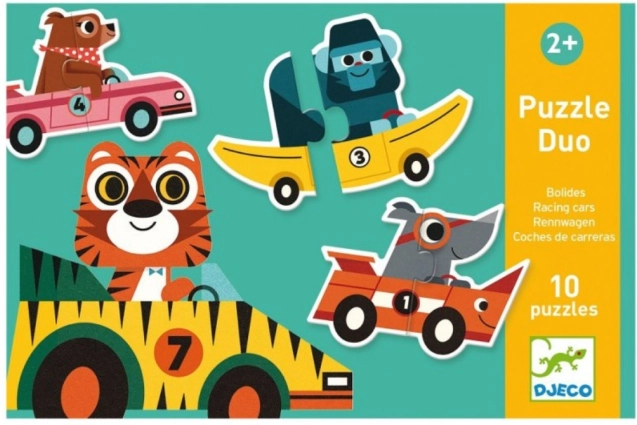 Puzzle Duo Voitures de Course